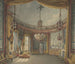 Het salon van het paviljoen van Brighton - Augustus Charles Pugin — weergave van het kunstwerk
