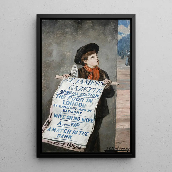 Augustus Edwin Mulready - A London Newsboy.webp