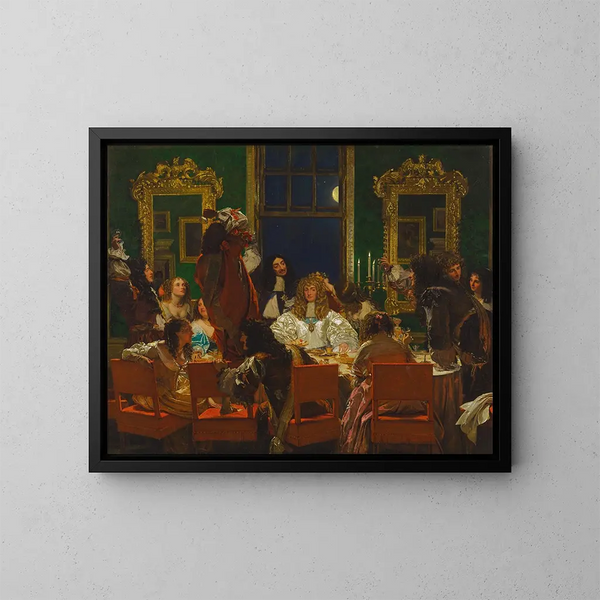La vie de Buckingham - Augustus Leopold Egg — framed artwork on a wall