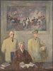 Het hoogste bevel, linker paneel - Augustus Vincent Tack — weergave van het kunstwerk