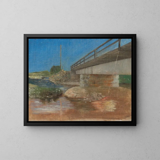 Aurel Ballo - Sketch Of A Landscape With A Bridge.webp