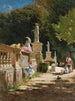 In de tuinen van Villa Borghèse - Aurelio Tiratelli — weergave van het kunstwerk