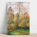 Reproductie van het schilderij herfst, populieren, Eragny - Camille Pissarro