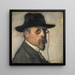 Self-portrait - Jakob Smits — framed artwork on a wall
