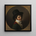 Zelfportret - Jean — ingelijst kunstwerk aan de muur