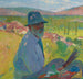 Zelfportret La Bastide du Vert - Henri Martin — weergave van het kunstwerk