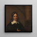 Self-portrait - Pieter De Hooch — framed artwork on a wall