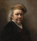Zelfportret - Rembrandt van Rijn — weergave van het kunstwerk