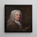 Zelfportret - William Hogarth — ingelijst kunstwerk aan de muur