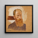 Zelfportret in Villeneuve-sur-Yonne - Édouard Vuillard — ingelijst kunstwerk aan de muur