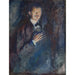 Reproductie van het schilderij Zelfportret met sigaret - Edvard Munch