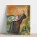 Reproduction of the painting Autoportrait with the Spanish flu - Edvard Munch