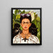 Reproductie van het schilderij Zelfportret met doornenkroon - Frida Kahlo