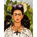 Reproductie van het schilderij Zelfportret met doornenkroon - Frida Kahlo