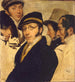 Self-portrait in a group of friends - Francesco Hayez — artwork view