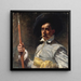 Zelfportret in kostuum uit de 17e eeuw - Albert Edelfelt — ingelijst kunstwerk aan de muur