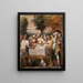 Abraham en de drie engelen - Avanzino Nucci — ingelijst kunstwerk aan de muur