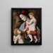 De Maagd met Kind en Sint-Jan de Doper - Bacchiacca — ingelijst kunstwerk aan de muur
