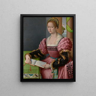 Bacchiacca - Portrait of a Woman with a Book of Music.webp