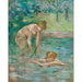 Reproductie van het schilderij Badende Vrouwen - Berthe Morisot
