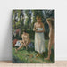 Reproductie van het schilderij Badende vrouwen - Camille Pissarro