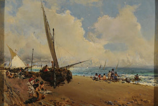 Baldomer Galofre i Gimnez - En la playa.webp