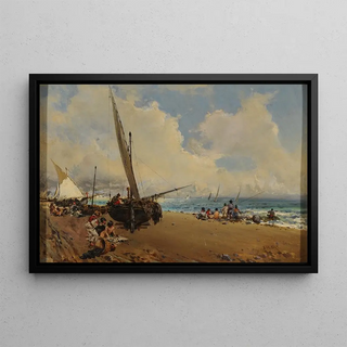 Baldomer Galofre i Gimnez - En la playa.webp