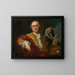 Zelfportret - Balthasar Beschey — ingelijst kunstwerk aan de muur