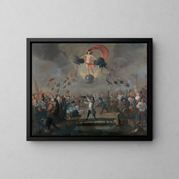 Allegorie van Fortuna - Balthazar Nebot — ingelijst kunstwerk aan de muur