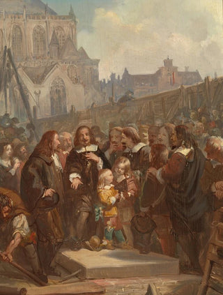 Barend Wijnveld - The first stone laying of the Amsterdam City Hall Anno 1648.webp