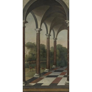 Barent Fabritius - Colonnade giving onto a Park.webp