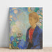 Reproductie van het schilderij Baronne de Domecy - Odilon Redon