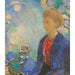 Reproductie van het schilderij Baronne de Domecy - Odilon Redon