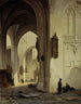 binnenkant van de kerk - Bartholomeus Johannes van Hove — weergave van het kunstwerk