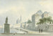 Stedelijk landschap Italiaans - Bartholomeus Johannes van Hove — weergave van het kunstwerk