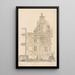 Stadhuis van Den Haag - Bartholomeus Johannes van Hove — ingelijst kunstwerk aan de muur