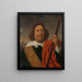 Egbert Meeuwsz Cortenaer 1605-65 Vice-admiraal Admiralty van de Maas Rotterdam - Bartholomeus van der Helst — ingelijst kunstwerk aan de muur