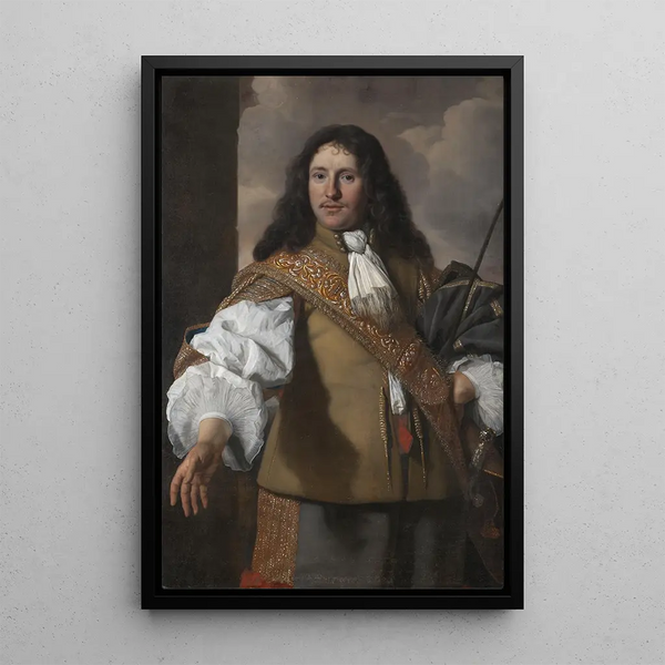 Emanuel De Geer 1624-1692 - Bartholomeus van der Helst — framed artwork on a wall