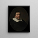 Portret van een man - Bartholomeus van der Helst — ingelijst kunstwerk aan de muur