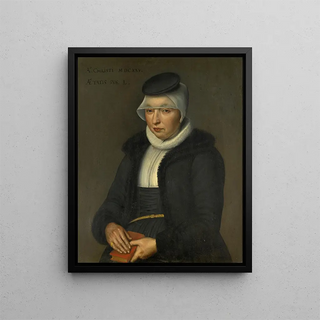 Bartholomus Sarburgh - Portrait of Dorothea Wasserhuhn Wife of Peter Ryff.webp