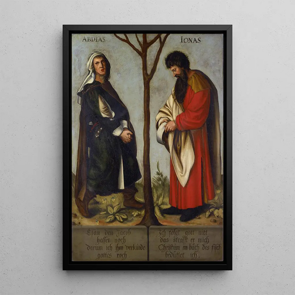 The Prophets Abdias and Jonas - Bartholomäus Sarburgh — framed artwork on a wall