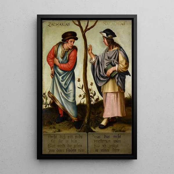 the Prophets Zechariah and Malachi - Bartholomäus Sarburgh — framed artwork on a wall