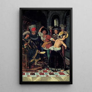 Bartolom Bermejo - The Flagellation of Saint Engracia.webp