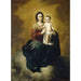 van de Madonna met Kind - Bartolomé Esteban Murillo — weergave van het kunstwerk