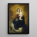 van de Madonna met Kind - Bartolomé Esteban Murillo — ingelijst kunstwerk aan de muur
