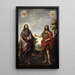 Reproductie van het schilderij Sint Johannes de Doper die Christus aanduidt - Bartolomé Esteban Murillo