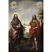 Reproductie van het schilderij Sint Johannes de Doper die Christus aanduidt - Bartolomé Esteban Murillo