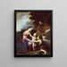 De Heilige Familie met de doop van Johannes - Bartolomé Esteban Murillo — ingelijst kunstwerk aan de muur