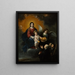 L'Kind Jezus die brood uitdeelt aan pelgrims - Bartolomé Esteban Murillo — ingelijst kunstwerk aan de muur