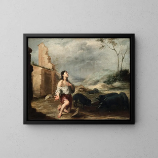 Bartolom Estebn Murillo - The Prodigal Son Feeding Swine.webp